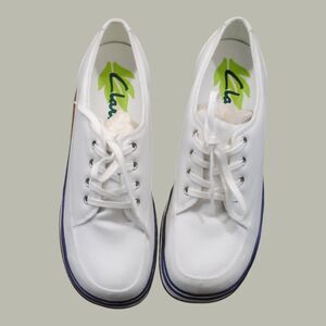 Clark's White Tennis Shoes